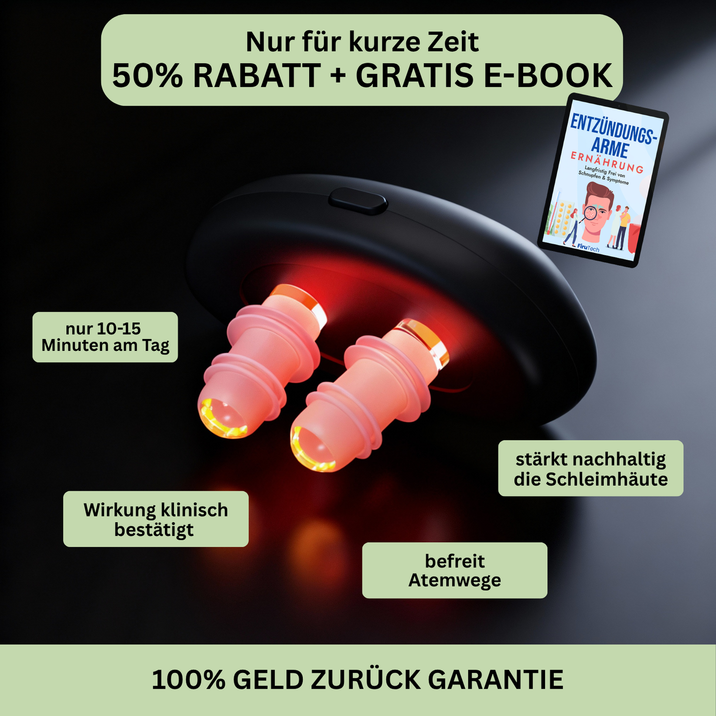 FiruTech Sinus Licht Pro - endlich durchatmen 🌬️