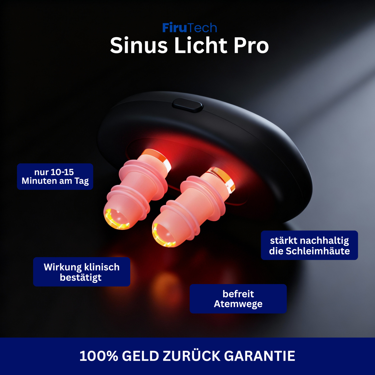 FiruTech Sinus Licht Pro - endlich durchatmen 🌬️
