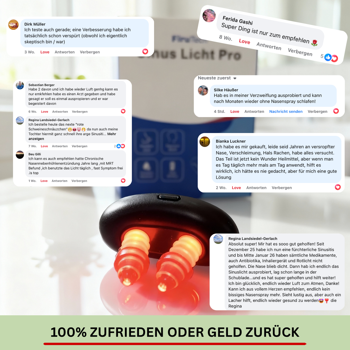 FiruTech Sinus Licht Pro - endlich durchatmen 🌬️